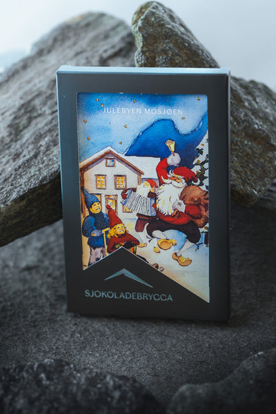 Postkortsjokolade - Jul på Helgeland