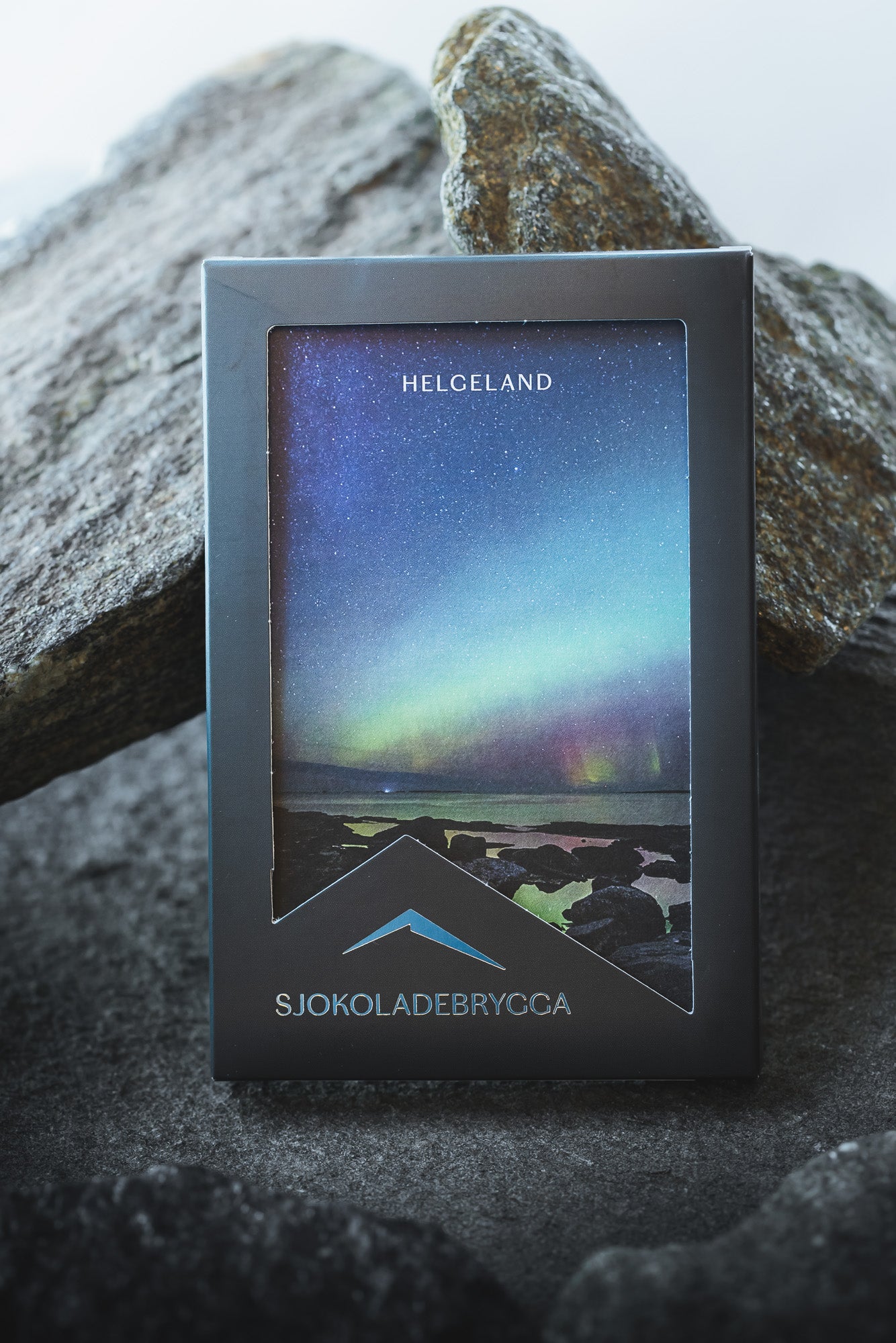 Postkortsjokolade - I fjæra på Helgeland